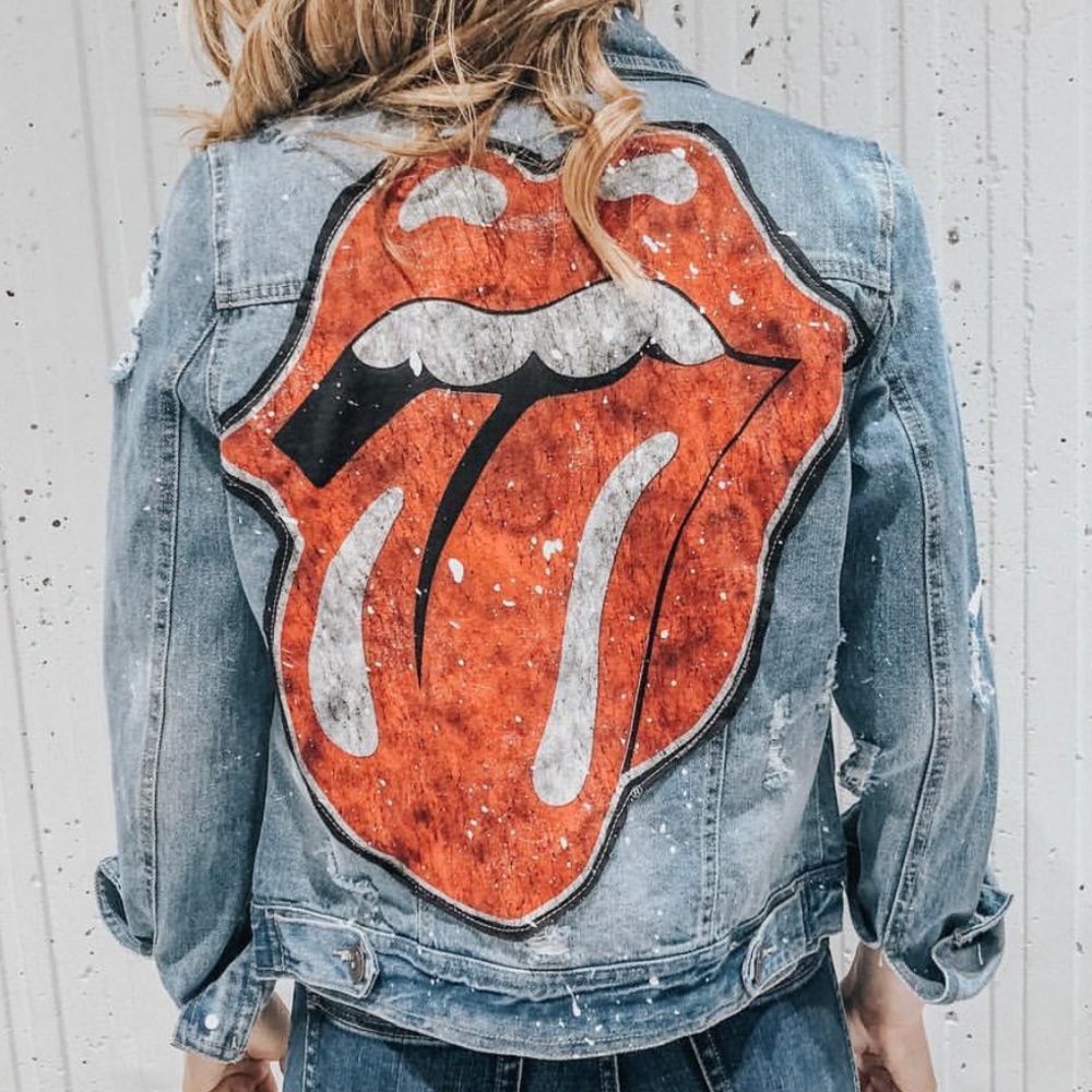 Rolling Stones vintage jean jacket